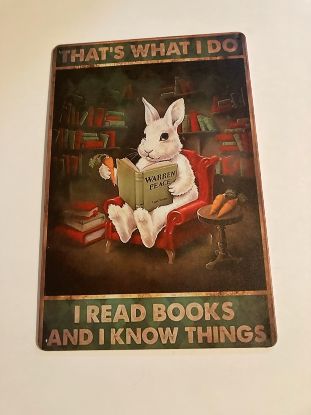 NWOT Reading Sign